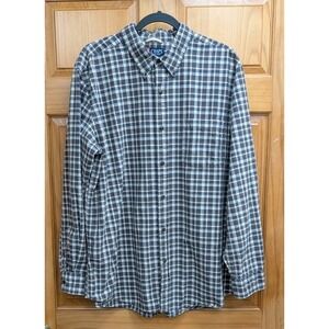 Chaps est. 1978 Size XL Long Sleeve Shirt Brown Beige Blue Plaid